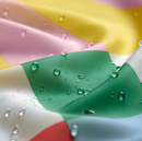 BANJANTRÄD Shower curtain, multicolour, 180x200 cm