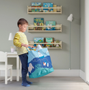 BLAVINGAD Storage bag, ocean animals pattern/multicolour