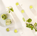 LÖVSKOGSLUND scented tealight, light green, 3.5 hr
