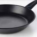 HEMLAGAD cookware set, black, 6 piece
