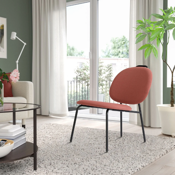 GÄVLE armchair, diseröd red