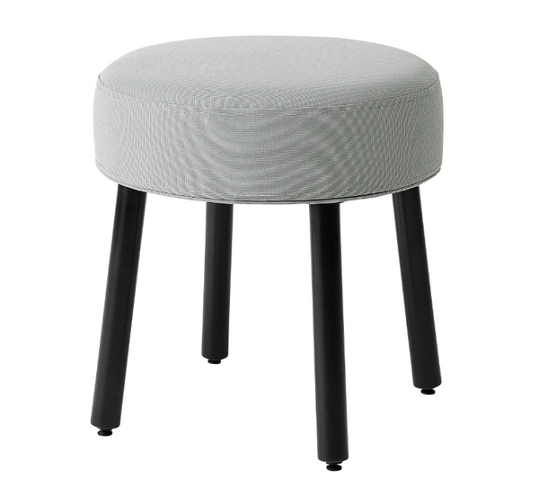 MÖRTFORS pouffe, diseröd grey, 47x47 cm