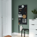 SKÅDIS Pegboard, black, 56x56 cm