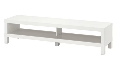 LACK TV bench, white, 160x35x36 cm