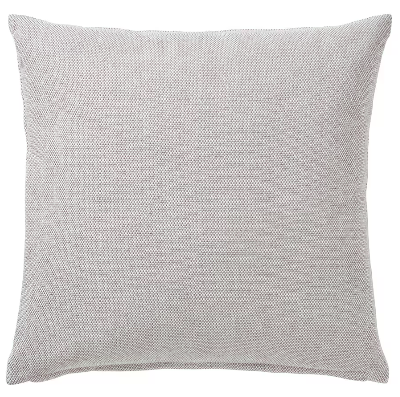 SANDTRAV Cushion, grey/white, 45x45 cm