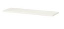 BURHULT Shelf, white, 59x20 cm