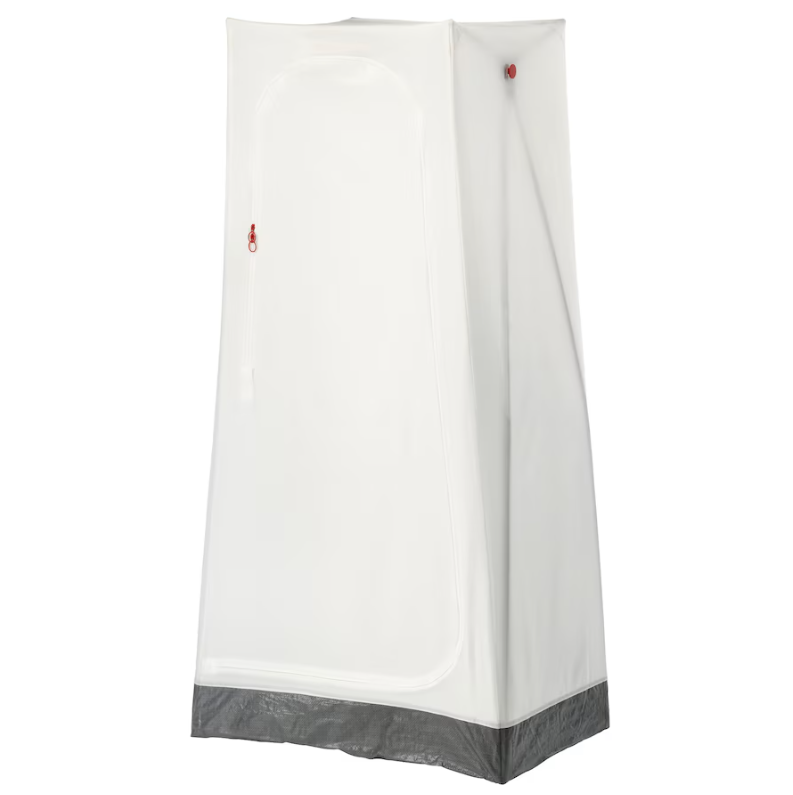 VUKU Wardrobe, white, 74x51x149 cm