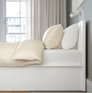 MALM double bed base, white, 180x200 cm, with base