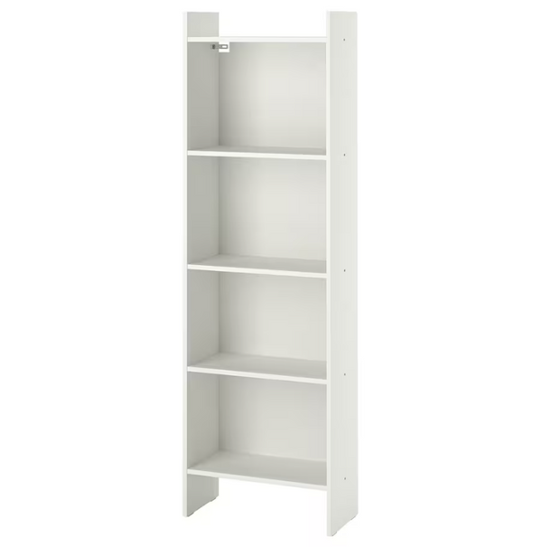 BAGGEBO Bookcase, white, 50x25x160 cm