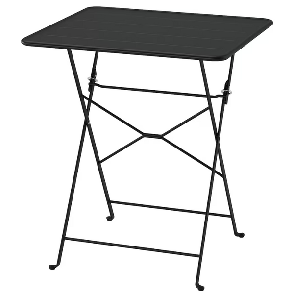 SUNDSÖ Table, anthracite outdoor, 65x65 cm