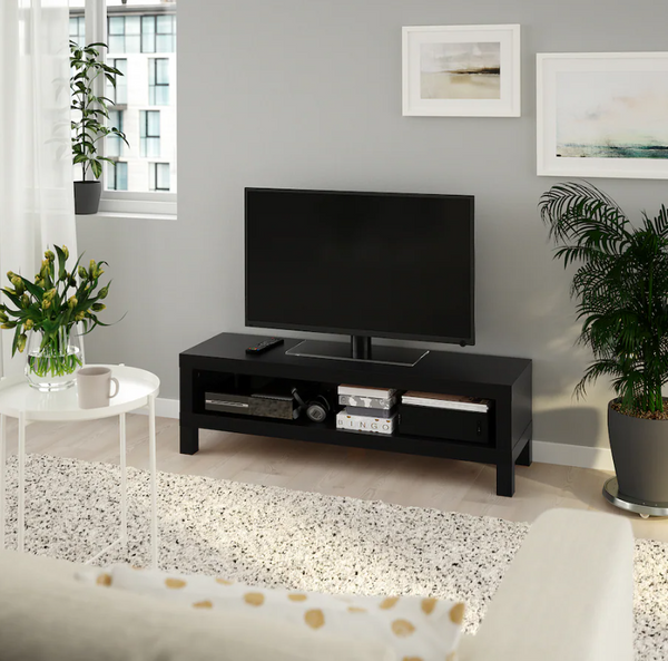 LACK TV bench, black-brown, 120x35x36 cm