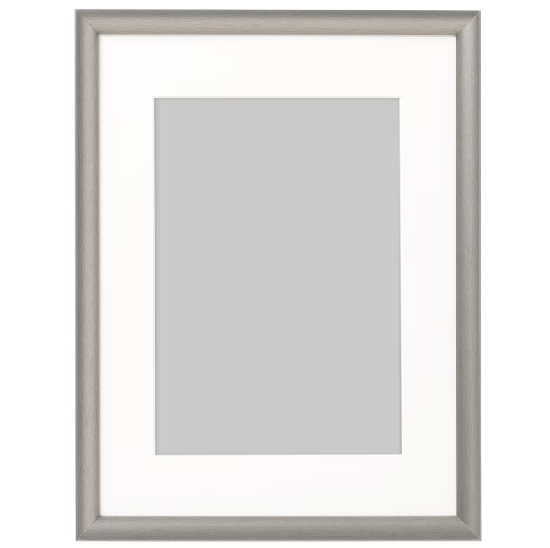SILVERHÖJDEN Frame, silver-colour, 30x40 cm