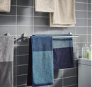 HIMLEÅN Bath towel, dark blue/mélange, 70x140 cm