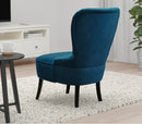 REMSTA Armchair, Djuparp dark green-blue