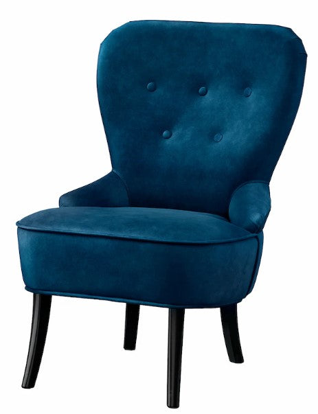 REMSTA Armchair, Djuparp dark green-blue