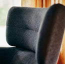 OSKARSHAMN Wing chair, Gunnared black-grey