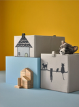 BARNDRÖM box, beige, 26x37x17 cm