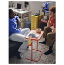 HELMER Drawer unit on castors, yellow, 28x69 cm