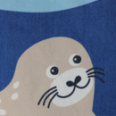 BLAVINGAD Storage bag, ocean animals pattern/multicolour