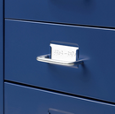 HELMER storage unit, blue, 28x69 cm