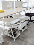 TROTTEN storage unit, white, 34x56 cm