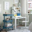RASKOG Trolley, blue-grey, 35x45x78 cm