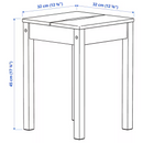 HAUGA Stool, white