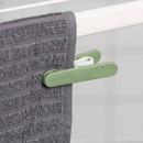 SLIBB clothes peg, green, 8 pack
