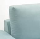 VIMLE Frame 2-seat section/VIMLE Cover for 2-seat section, Saxemara light blue