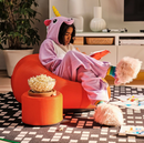 BRÄNNBOLL inflatable gaming lounge chair, bright orange