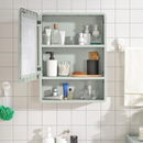 IVÖSJÖN bathroom wall cabinet, green, 44x15x59 cm