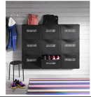 TRONES Shoe cabinet/storage, black, 52x18x39 cm