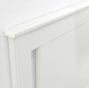 SONGESAND Bed frame with 2 storage boxes, white, 160x200 cm