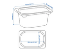 TROFAST Storage box, red, 42x30x23 cm