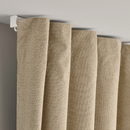 ROSENMANDEL Blackout curtain, 1 pair, yellow beige, 135x300 cm