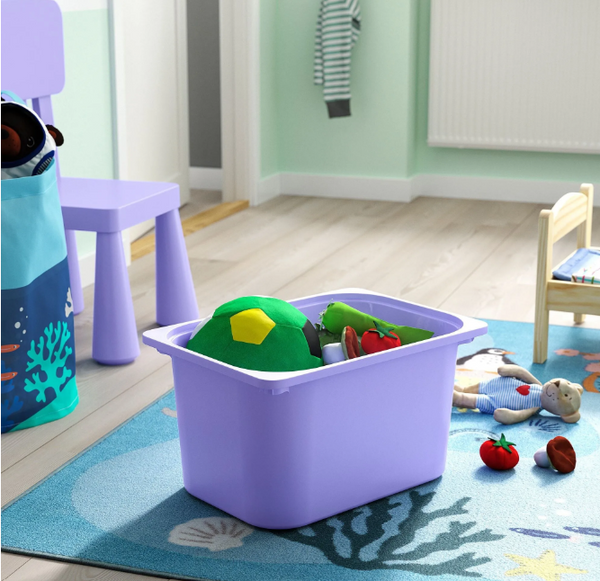TROFAST storage box, lilac, 42x30x23 cm