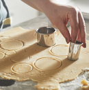 LÄTTBAKAD Cookie cutter, set of 5, silver-colour