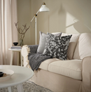 IDALINNEA lace pillow cover, anthracite, 50x50 cm