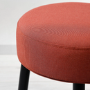MÖRTFORS pouffe, diseröd red, 47x47 cm