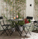SUNDSÖ Table, anthracite outdoor, 65x65 cm