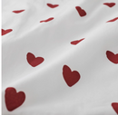 BARNDRÖM single duvet cover sets, white/red, 150x200/50x60 cm