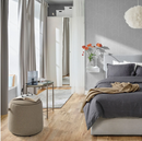JARRESTAD Pouffe with storage, Tonerud dark beige