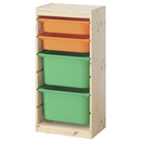 TROFAST storage box, light orange, 42x30x10 cm