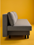 ÄLVDALEN 3-seat sofa-bed, Knisa grey-beige