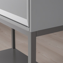 TULLSTORP Cabinet, grey, 73x35x126 cm
