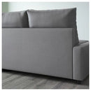FRIHETEN / KLAGSHAMN Corner sofa-bed with storage, Skiftebo dark grey