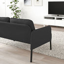 GLOSTAD 2-seat sofa, knisa dark grey