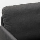 GLOSTAD 2-seat sofa, knisa dark grey