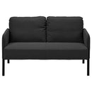 GLOSTAD 2-seat sofa, knisa dark grey