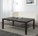 LACK Coffee table, black-brown, 118x78 cm